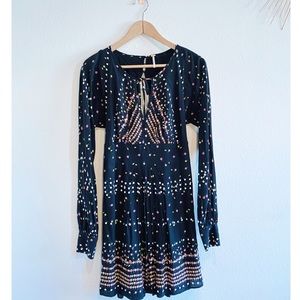 Free People Colorful Polka Dot Dress
